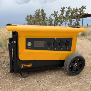 Gila 3 portable power station in desert Shine Energy